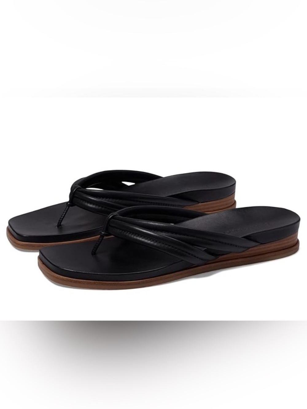 New Bernardo Miami Comfort Wedge Sandal in Black Size 11